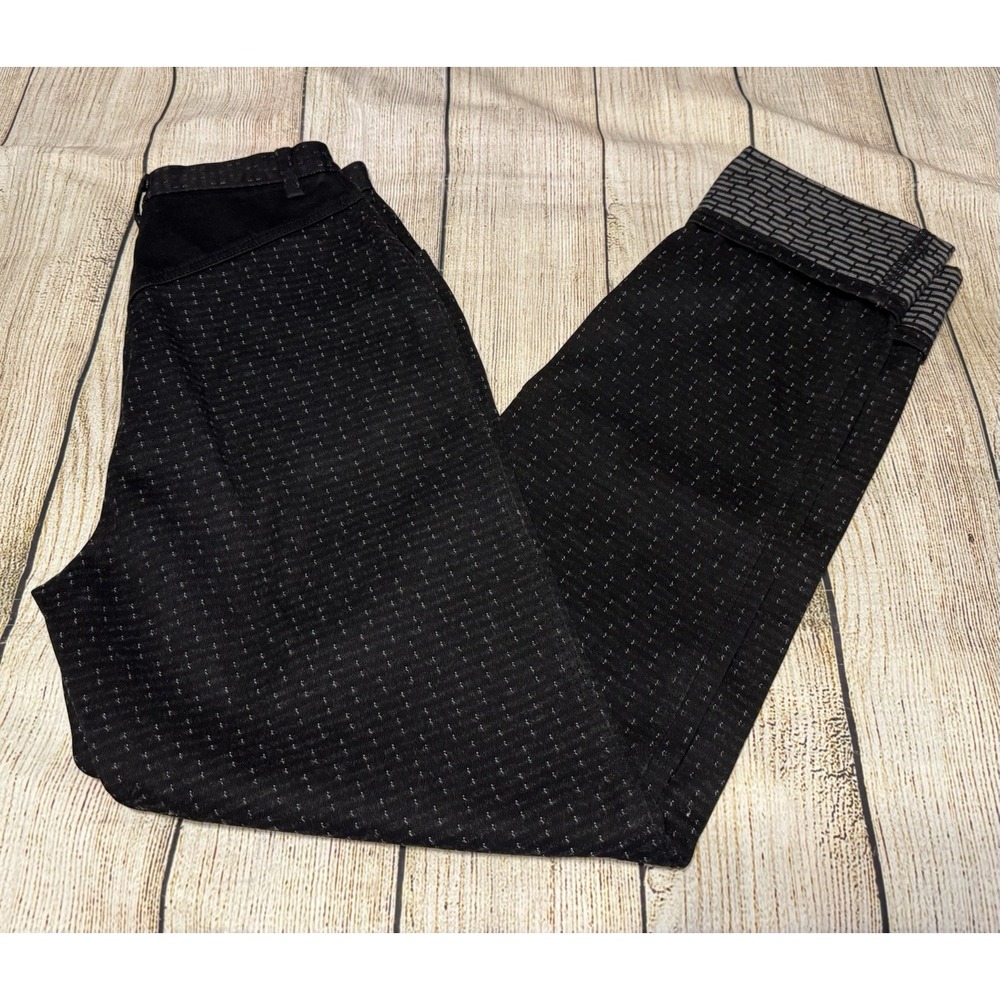 VTG Blaze Blackfire Western Black Silver Riding Jeans High Waisted Y2K Sz 7/27